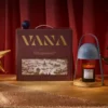 VANA 北歐圓頂款香氛融蠟燈禮盒｜黑/灰－可調光、附燈泡